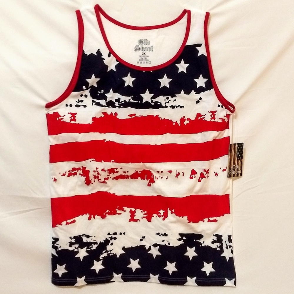 Old Skool Americana Tank Top Stars & Stripes